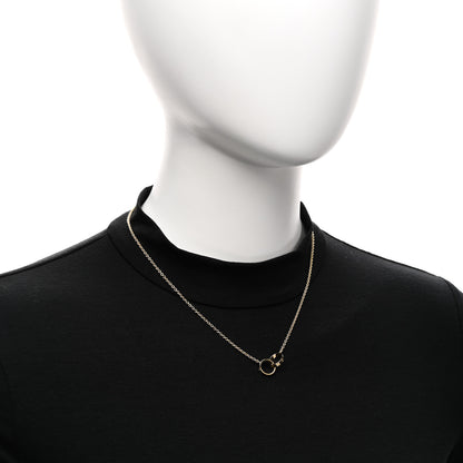 Cartier 18K Yellow Gold Interlocking LOVE Necklace 2 of 6