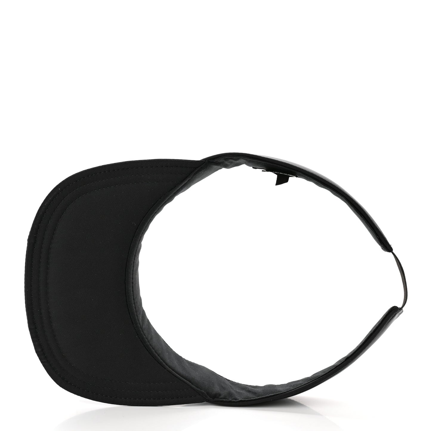 Nylon Triango Metal Triangle Logo Mens Visor L Black