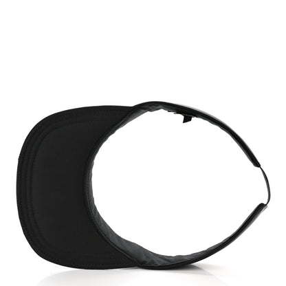 Prada Nylon Triango Metal Triangle Logo Mens Visor L Black 7 of 9