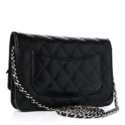 Chanel Caviar Quilted Wallet On Chain WOC Black 3 of 14