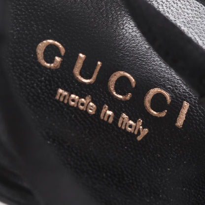 Gucci Satin Silk Wave Heels 6.5 Black 6 of 8