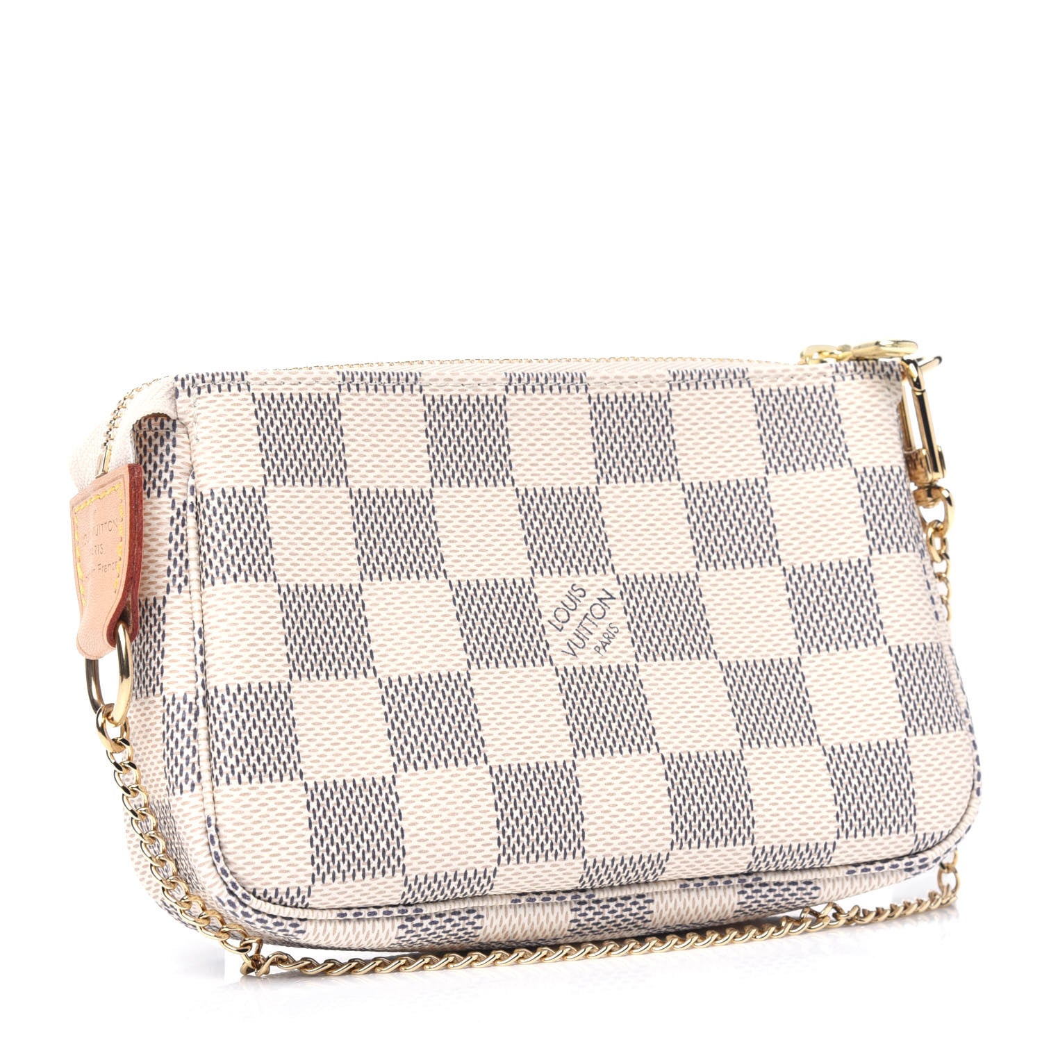 Louis Vuitton Damier Azur Mini Pochette Accessories 2 of 3