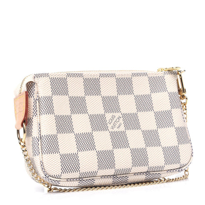 Louis Vuitton Damier Azur Mini Pochette Accessories 2 of 3