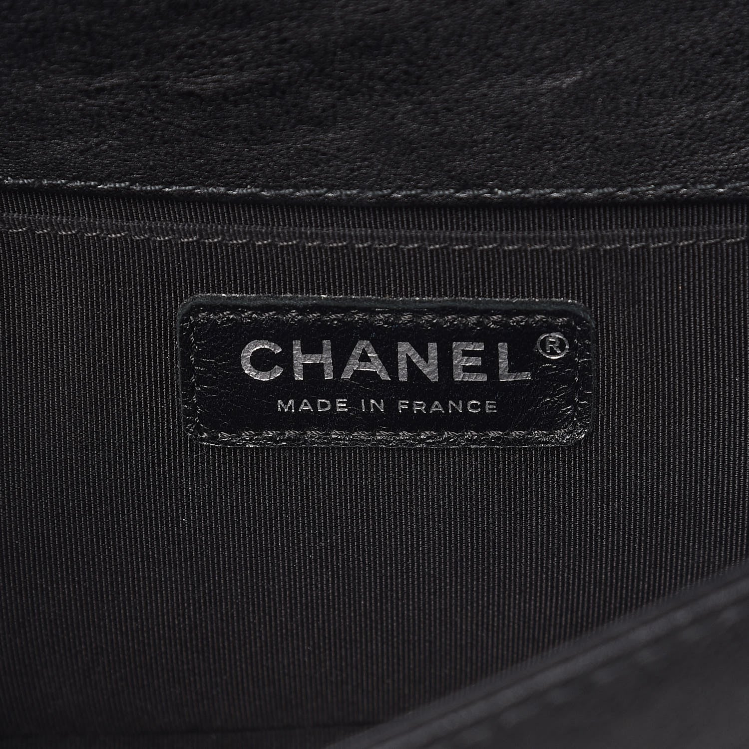 Chanel Calfskin Quilted Medium Boy Top Handle Flap Black 6 of 10