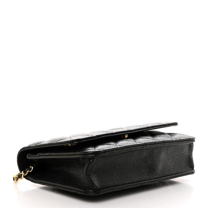 Chanel Caviar Quilted Wallet on Chain WOC Black 4 of 11