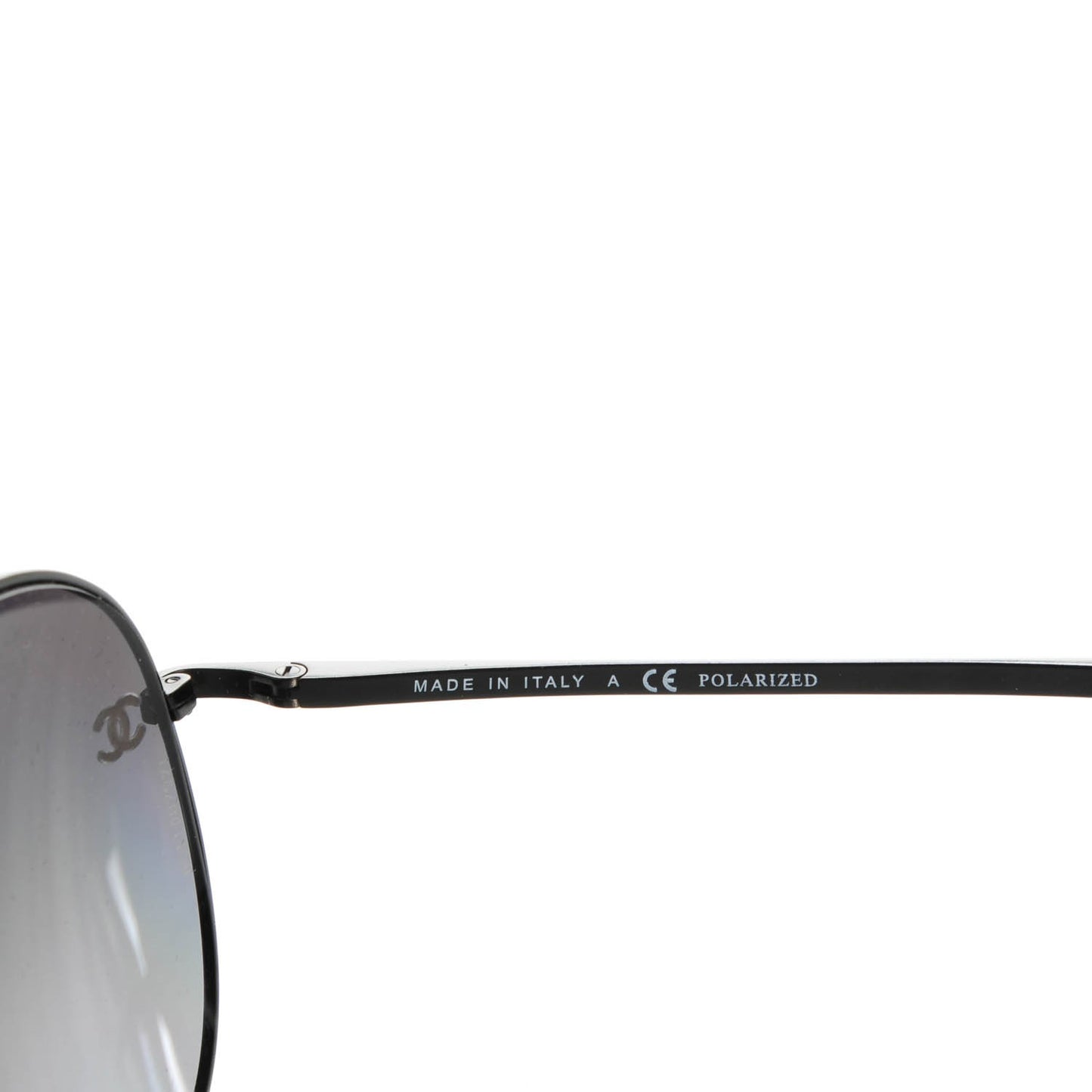 Polarized CC Aviator Sunglasses 4189-T-Q Black