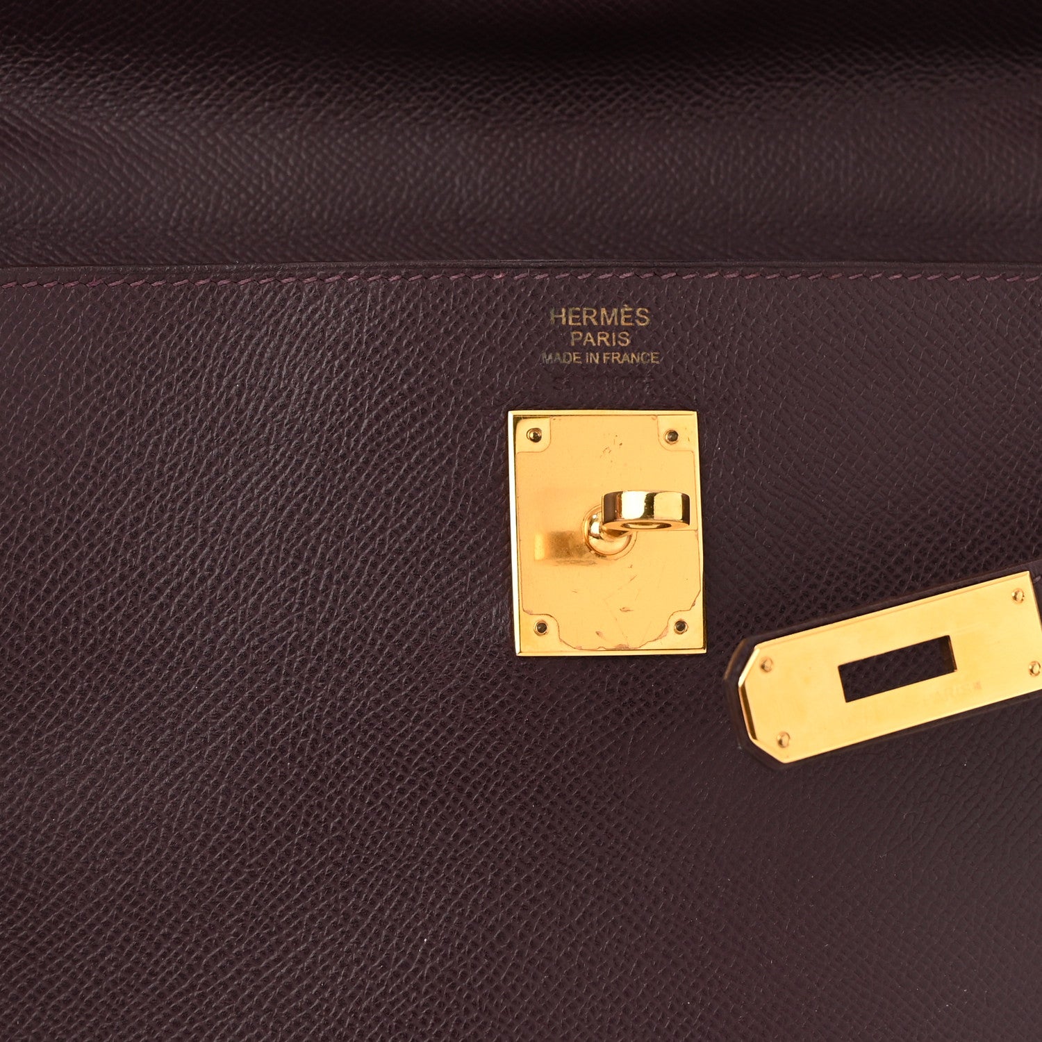 Hermes Epsom Kelly Retourne 32 Raisin 6 of 11