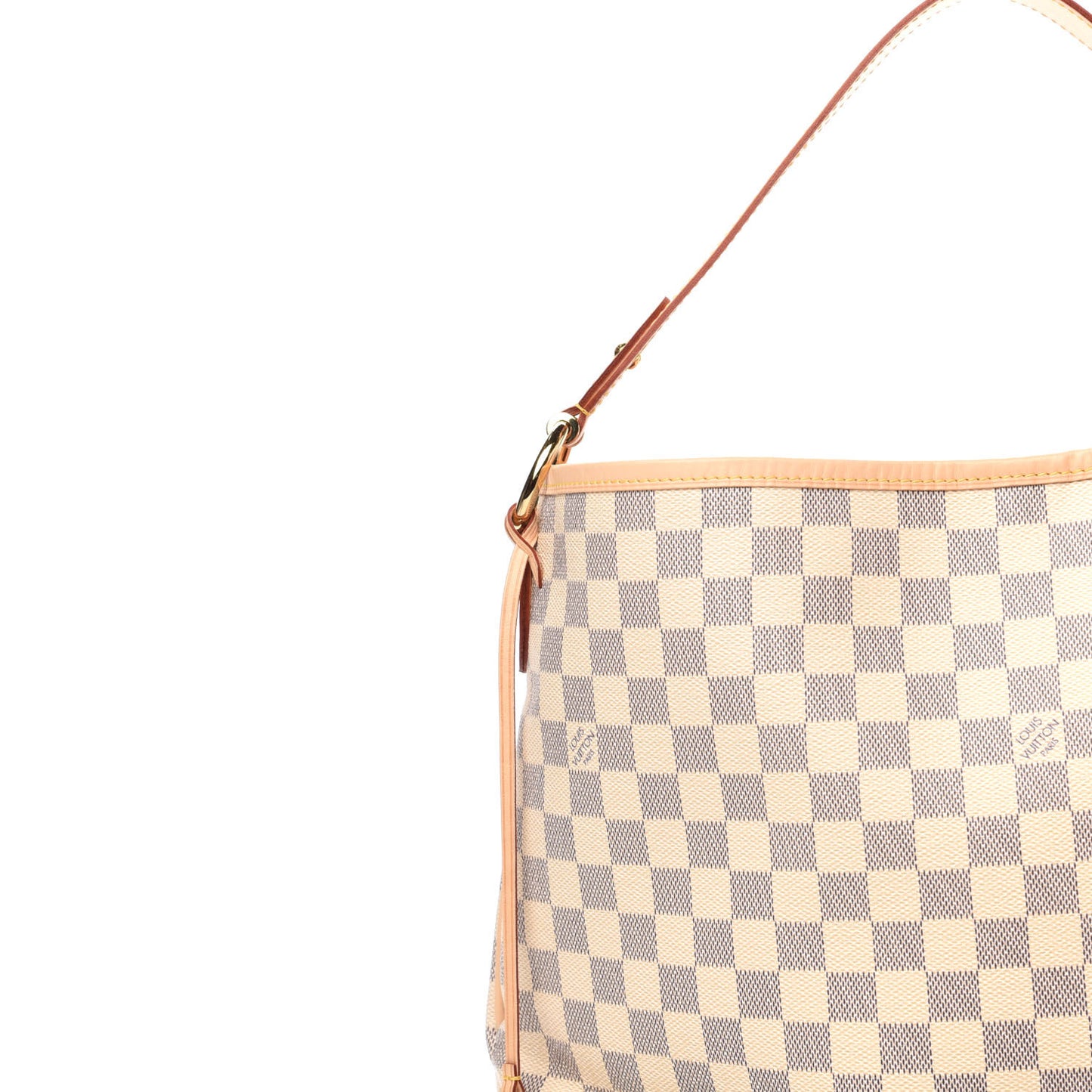 Damier Azur Delightful MM Rose Ballerine