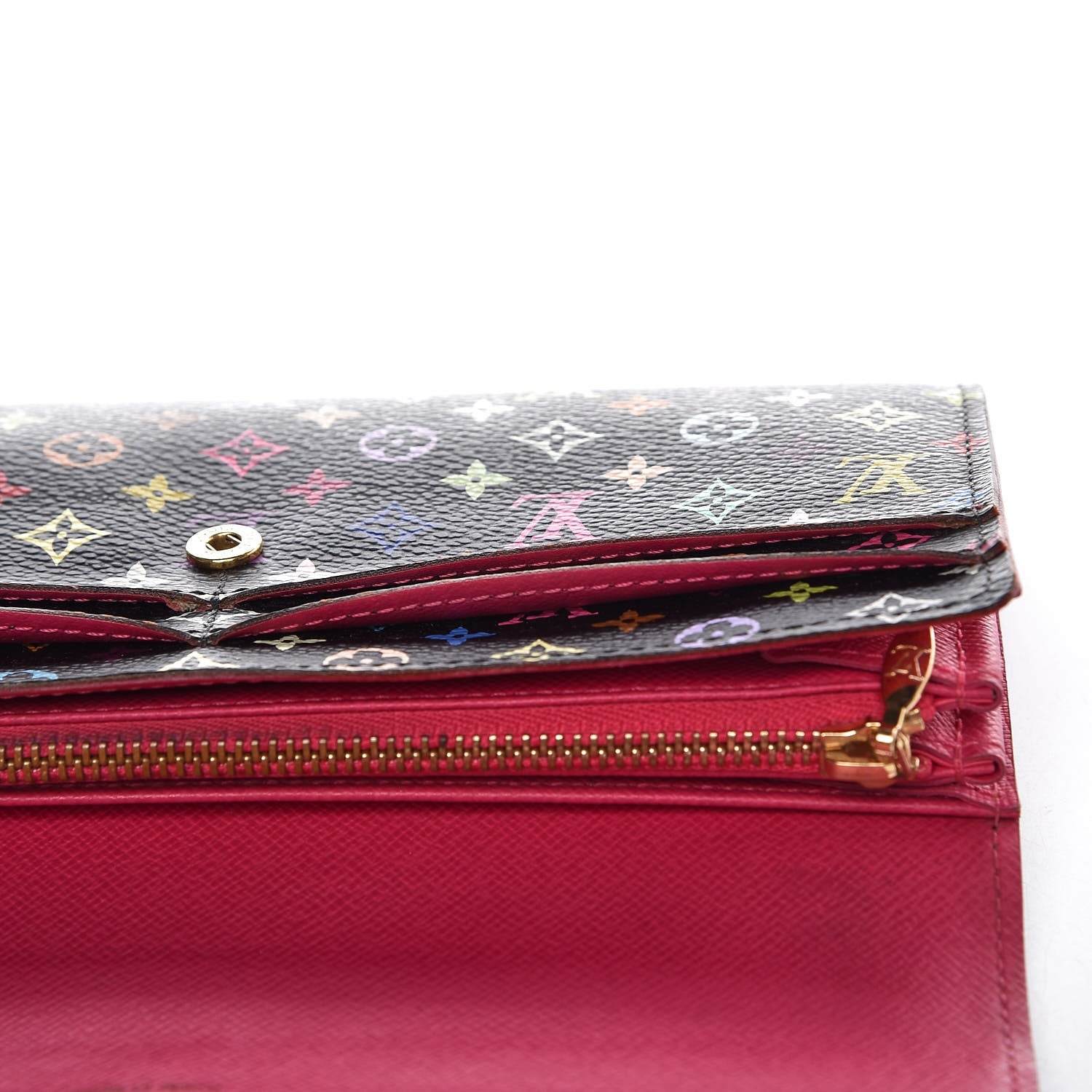 Louis Vuitton Monogram Multicolor Sarah Wallet Black Grenade 11 of 16