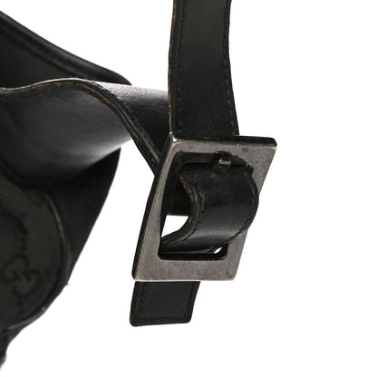 Gucci Monogram Small Jackie O Hobo Black 10 of 33