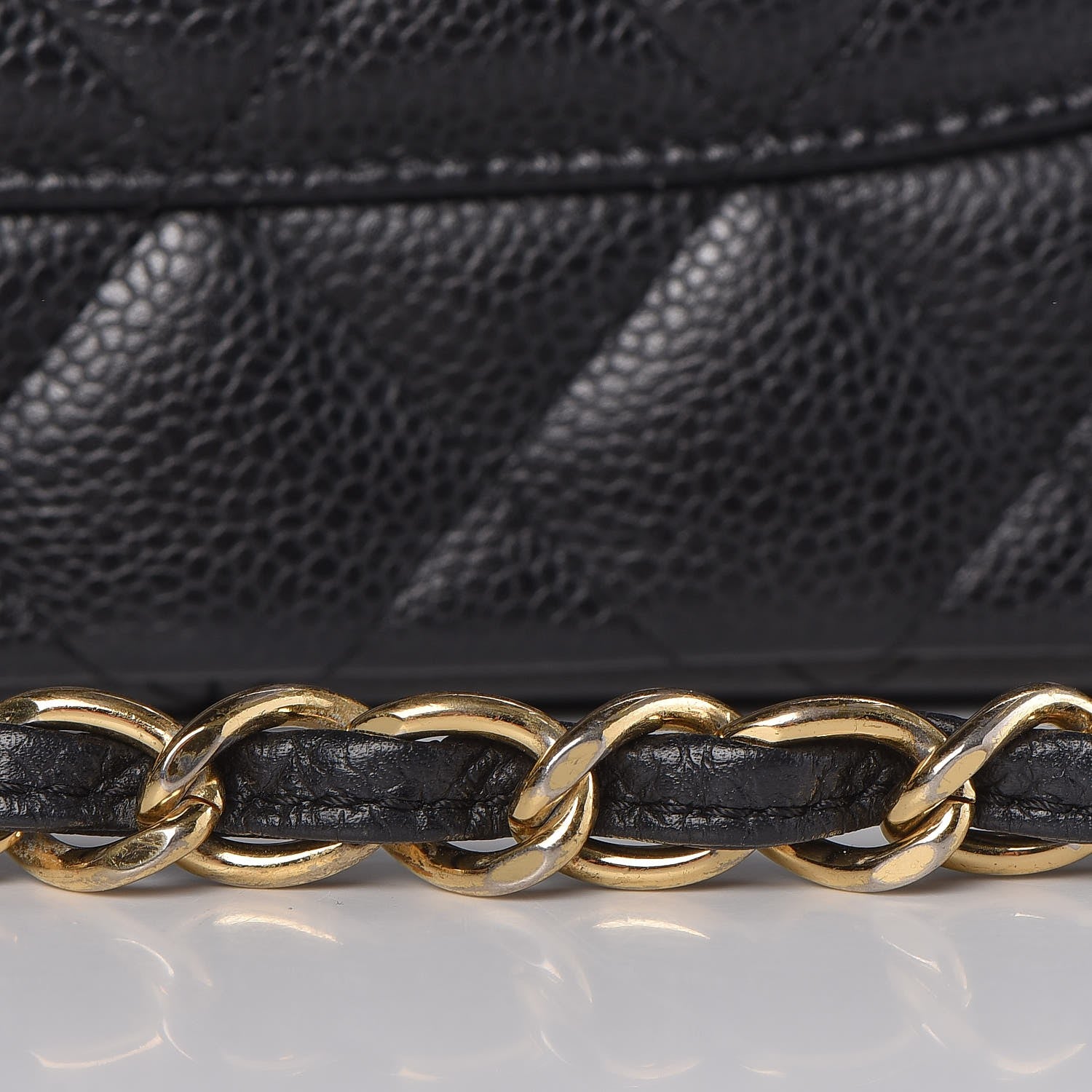 Chanel Caviar Quilted Jumbo Double Flap Black 14 of 16