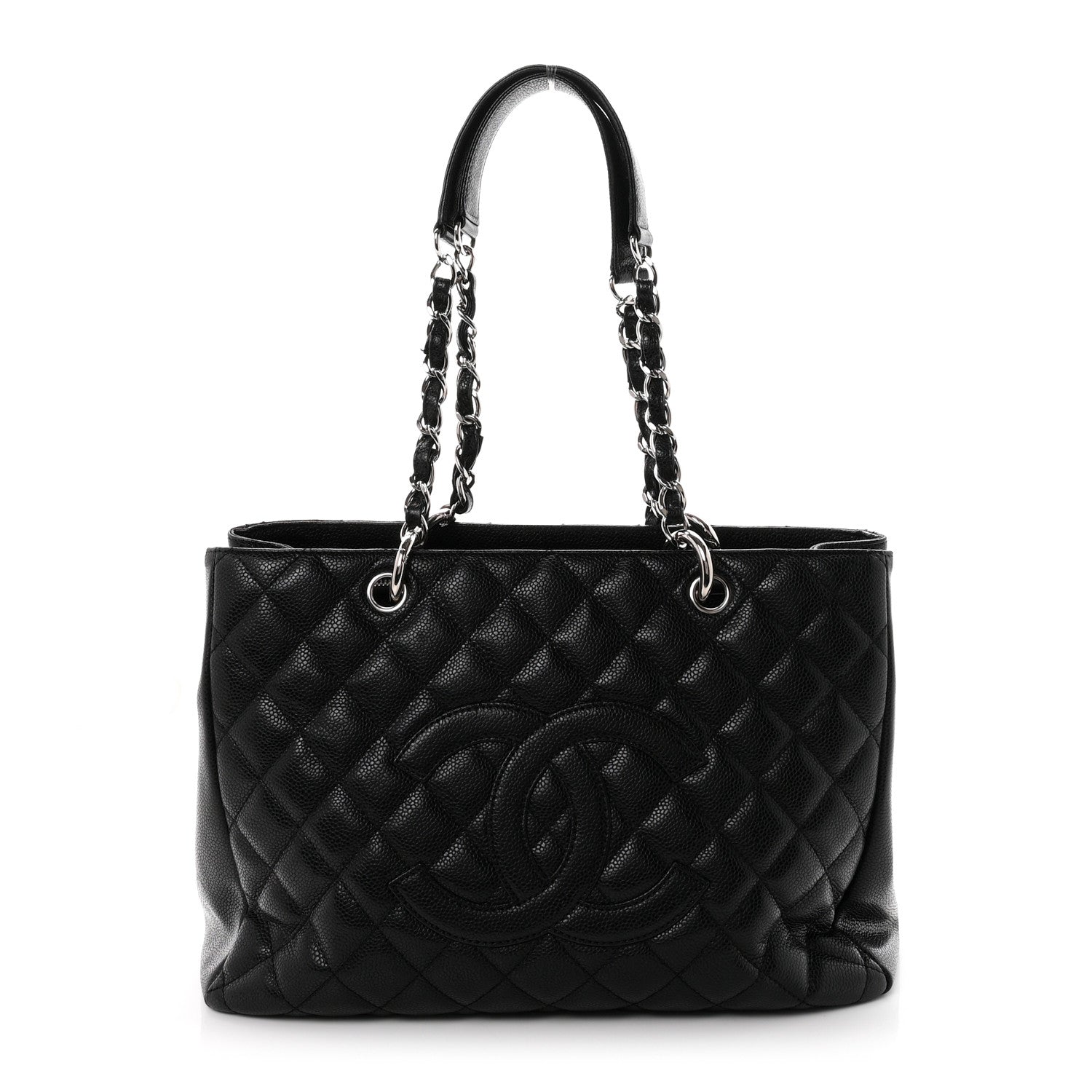Chanel Caviar Quilted Grand Shopping Tote GST Black 1 of 10