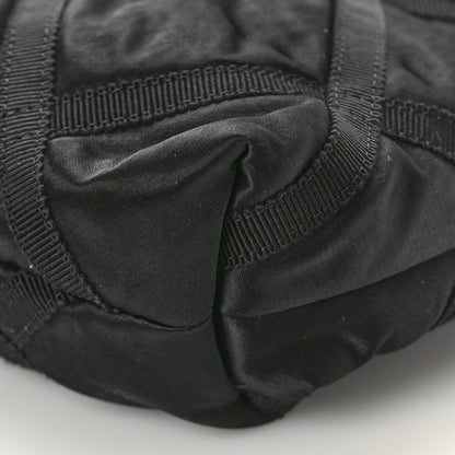 Chanel Nylon Grosgrain Large Lifestyle Pouch With Foldable Tote Black 10 of 10