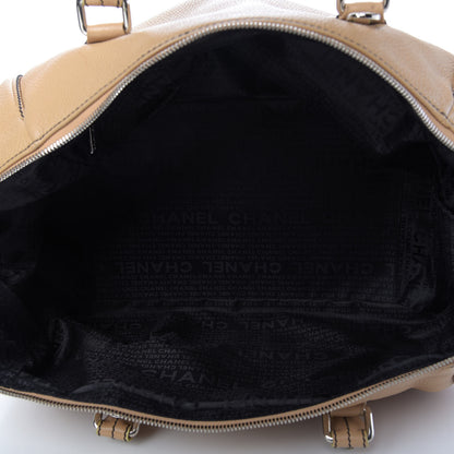 Chanel Calfskin Tassel Bowler Beige 5 of 15