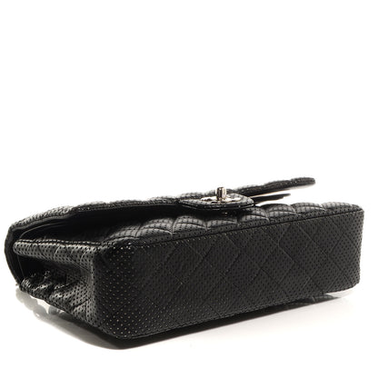 Chanel Lambskin Perforated Medium Double Flap Black 4 of 8