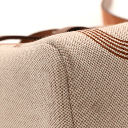 Hermes H Plume Canvas Vache Hunter Circuit 24 Herbag Zip Retourne 31 Fauve Ecru Beige 12 of 14