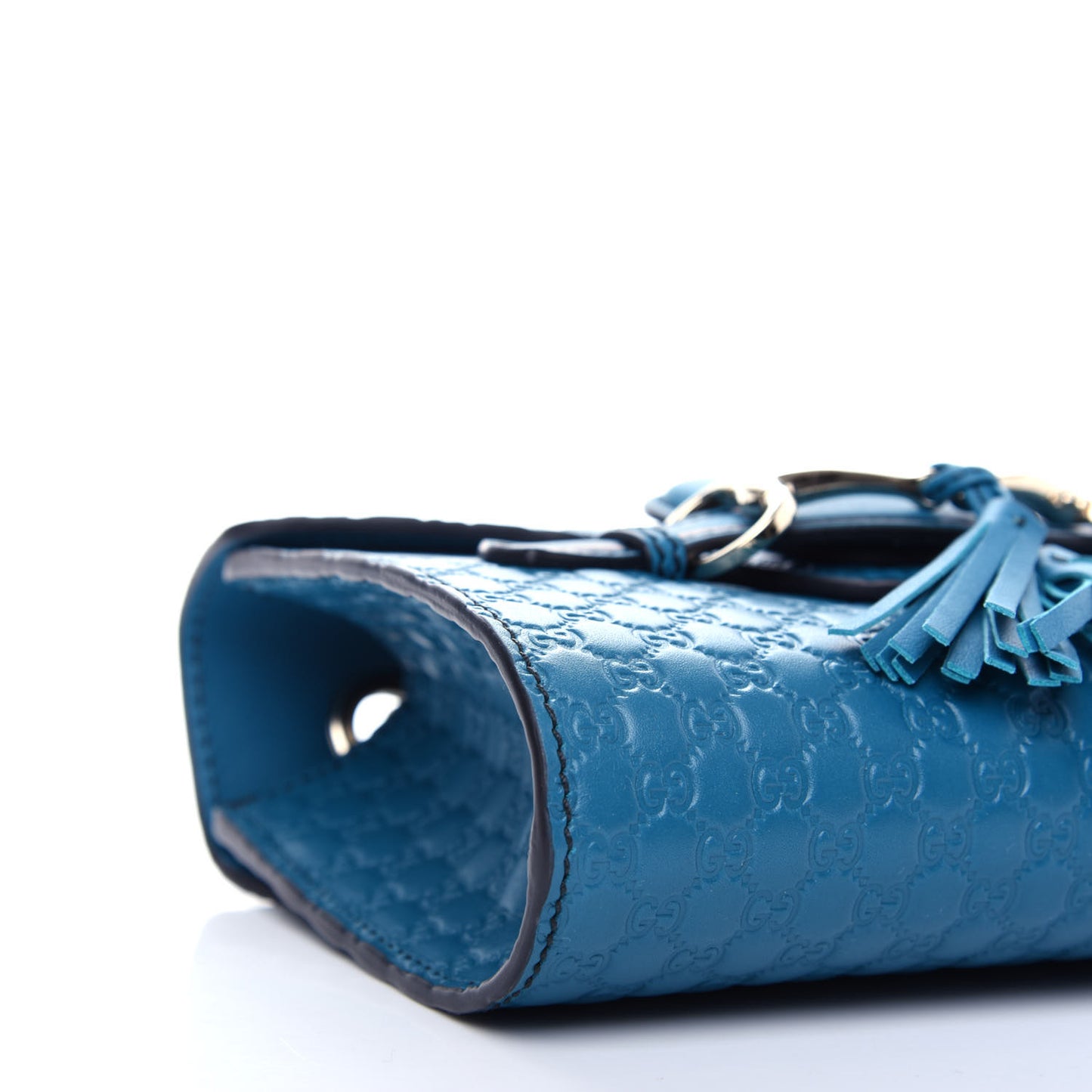 Microguccissima Mini Emily Shoulder Bag Deep Cobalt