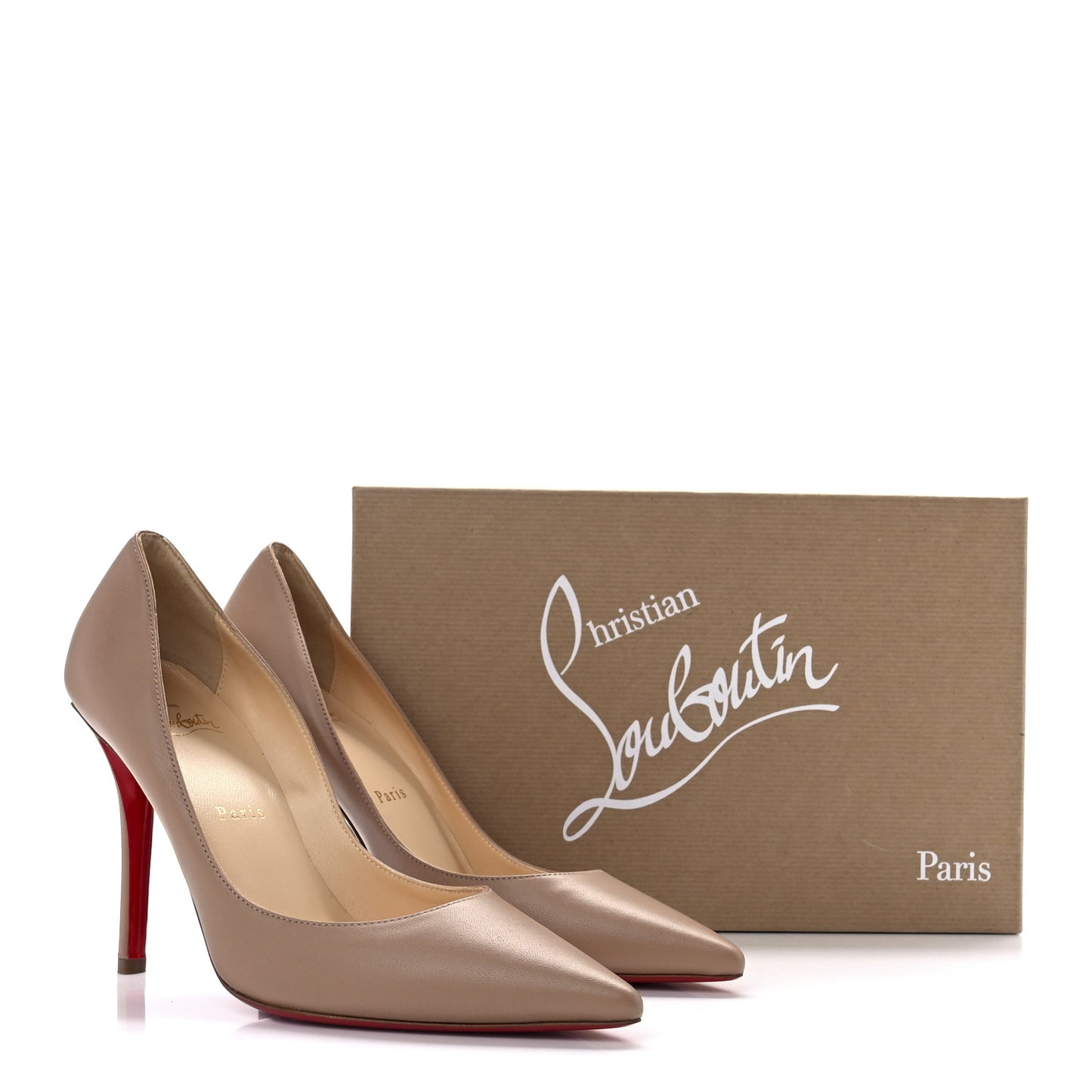 Nappa Apostrophy 100 Pumps 38 Nude