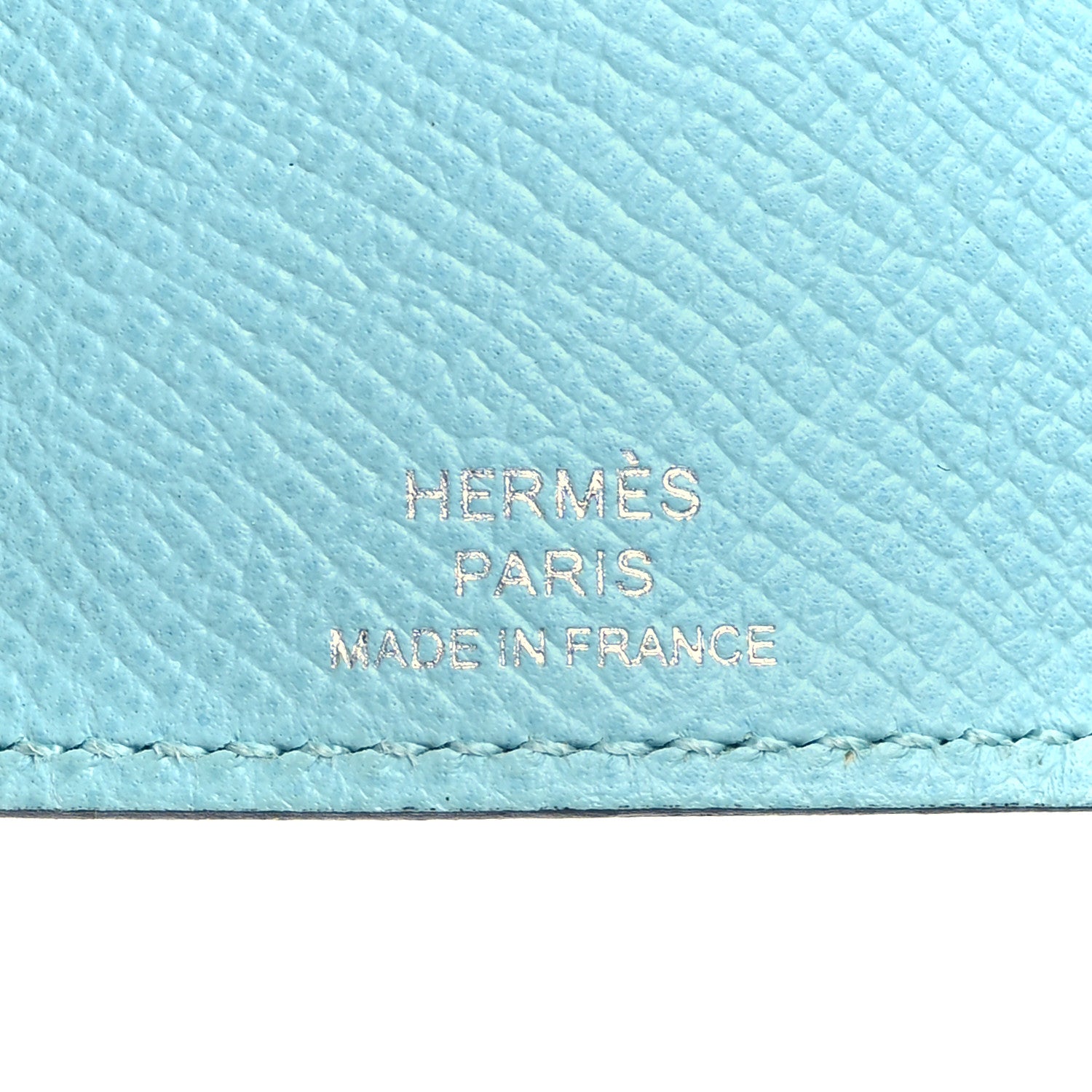Hermes Epsom Bearn Multicles 4 Key Holder Bleu Atoll 5 of 8