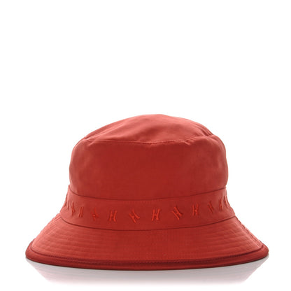 Hermes Polyester Nylon Marais Hat 58 Rouge 1 of 8