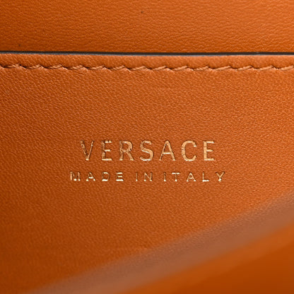 Versace Vitello Barocco Virtus Small Top Handle Shoulder Bag Brown 6 of 11
