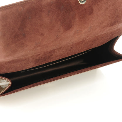 Saint Laurent Patent Large Belle De Jour Clutch Bronze 7 of 7