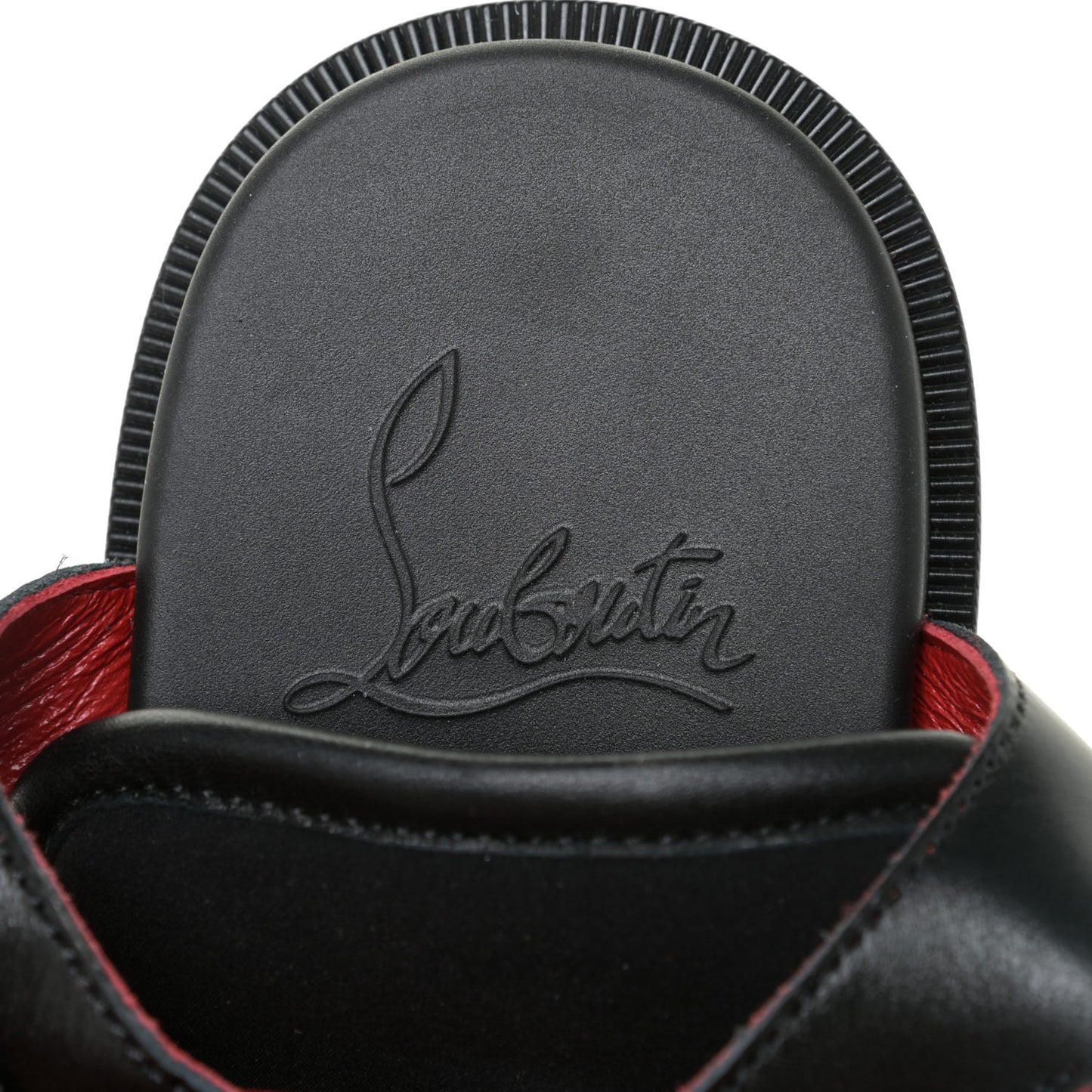 Calfskin Velcrissimo Flat Sandals 38.5 Black