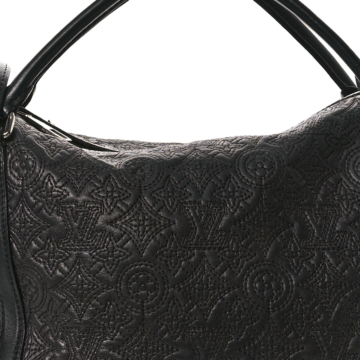 Monogram Lambskin Antheia IXIA PM Black