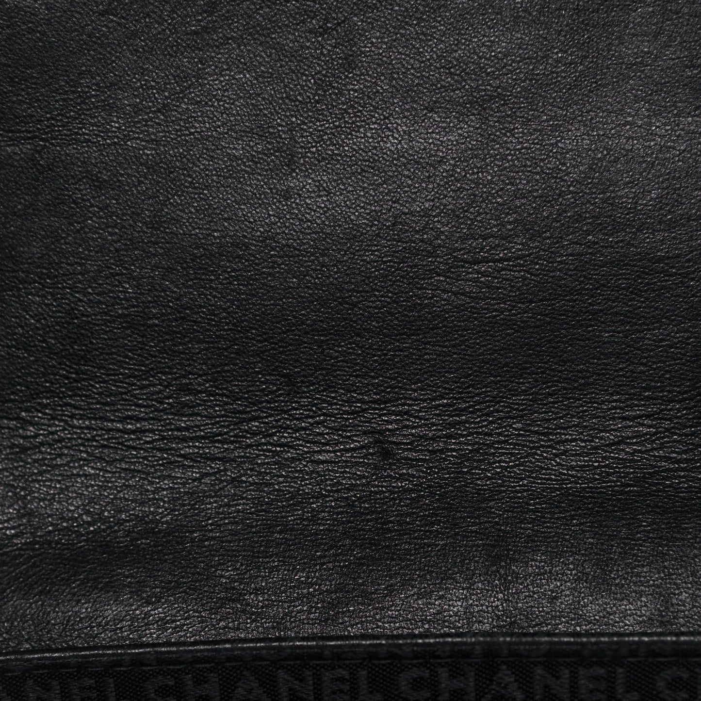 Calfskin Quilted Accordion Flap Black