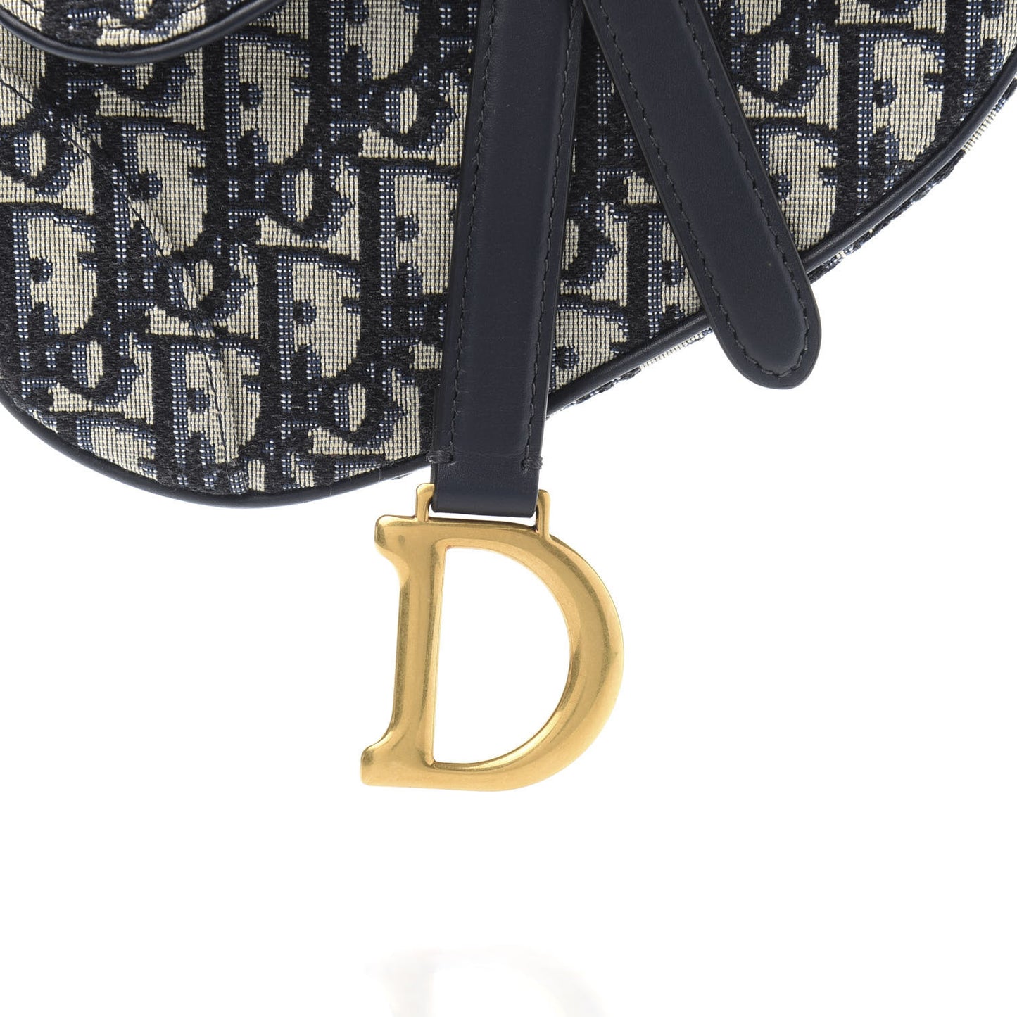 Oblique Mini Saddle Bag Blue