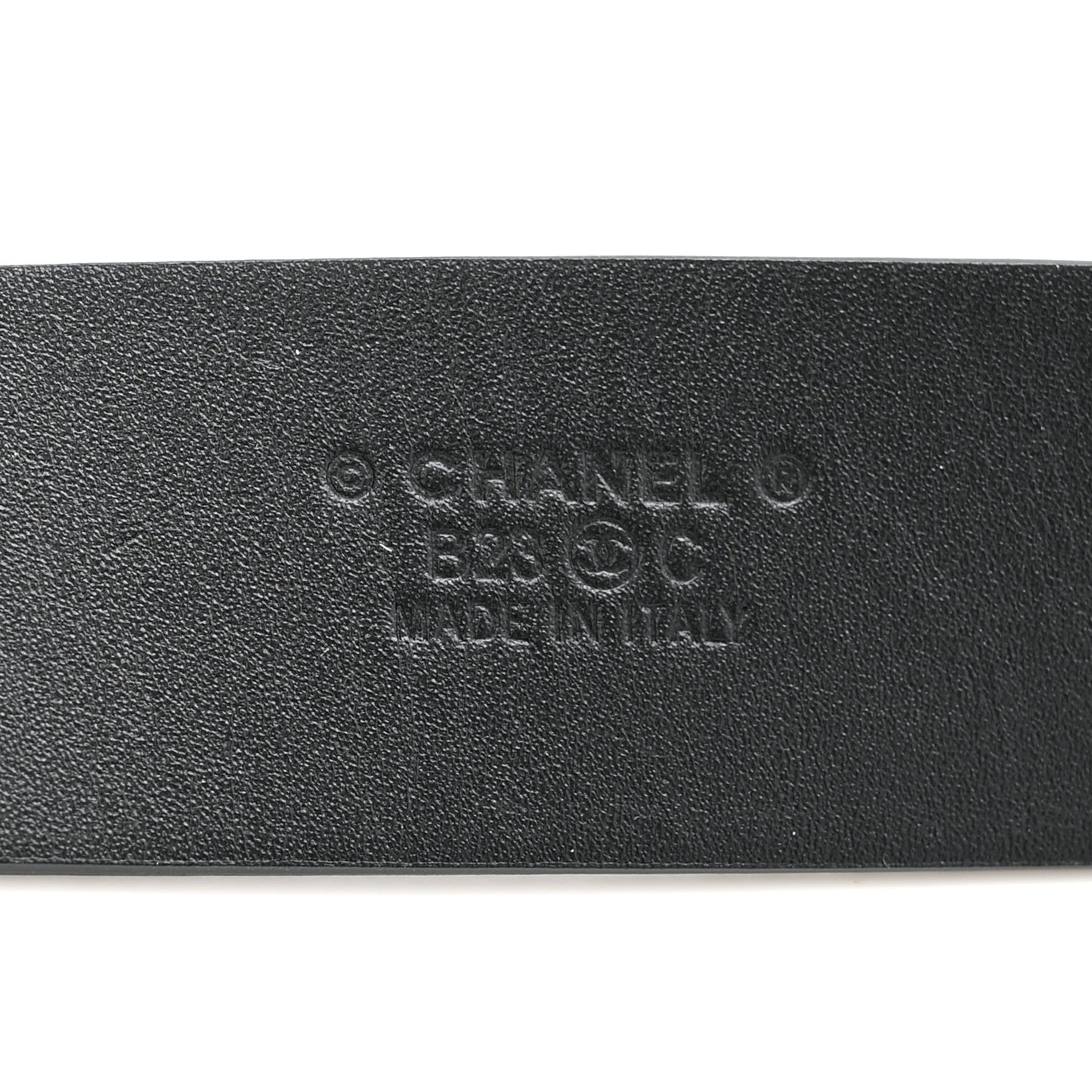 Caviar CC Quilted Belt 80 32 Black