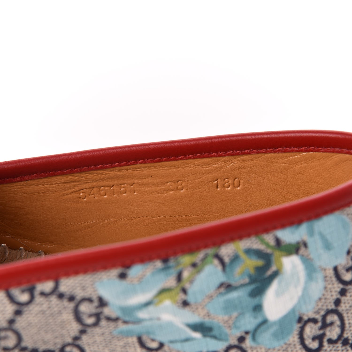 Gucci GG Supreme Monogram Blooms Espadrilles 38 Beige Blue Navy Hibiscus Red 9 of 11