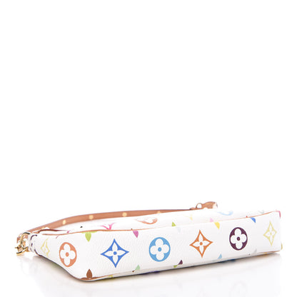 Louis Vuitton Monogram Multicolor Pochette Accessories White 4 of 12