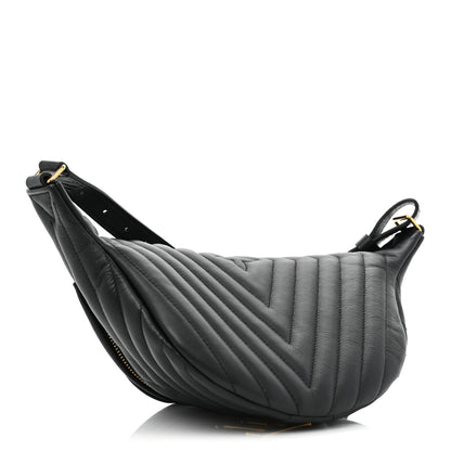 Louis Vuitton Calfskin Quilted New Wave Bumbag Black 4 of 8