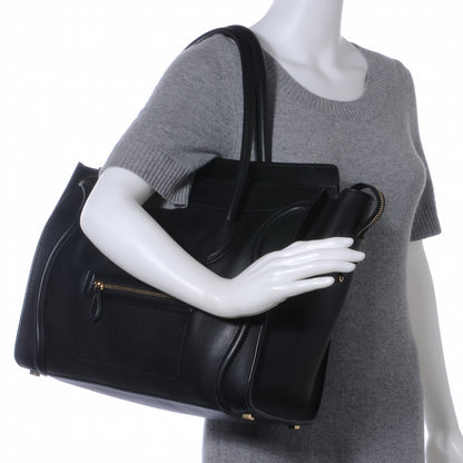 Celine Smooth Calfskin Shoulder Luggage Black 2 of 9