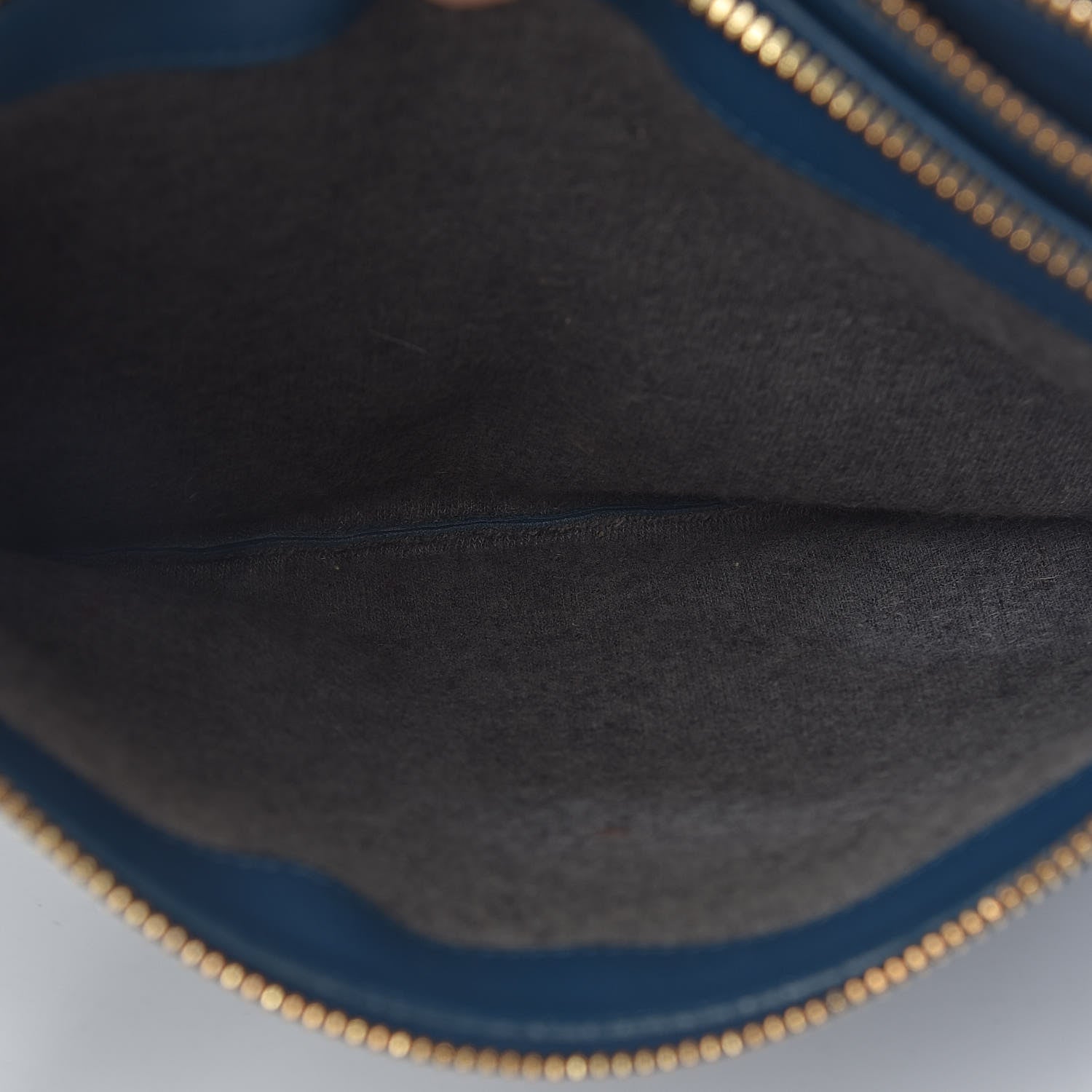 Celine Lambskin Small Trio Crossbody Bag Denim 9 of 13