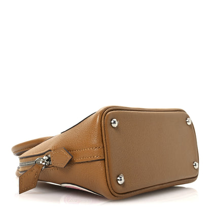 Hermes Chevre Mysore Pique Colle Mini 1923 Bolide Caramel Multicolor 4 of 12