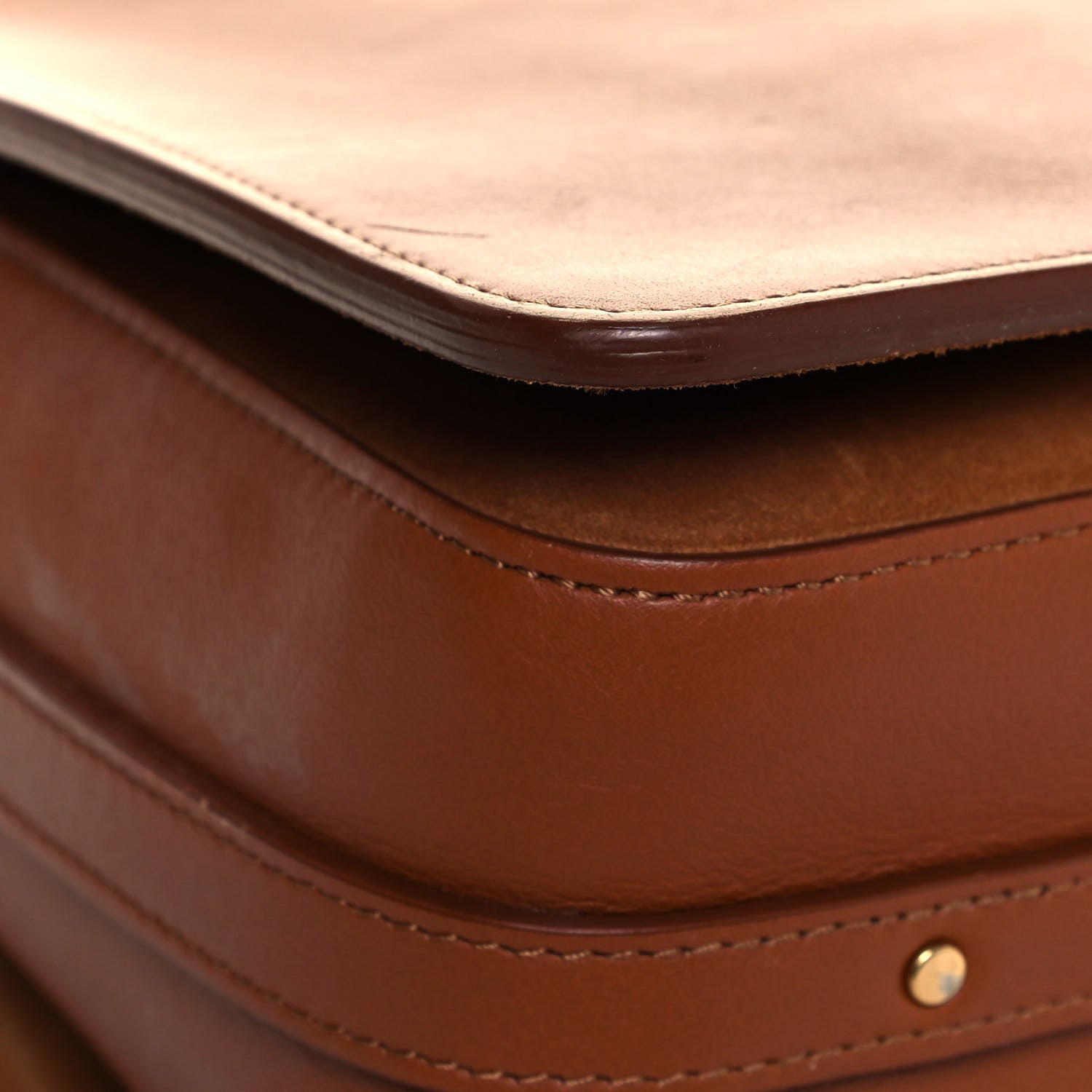Chloe Calfskin Suede Medium Roy Bag Caramel 11 of 17