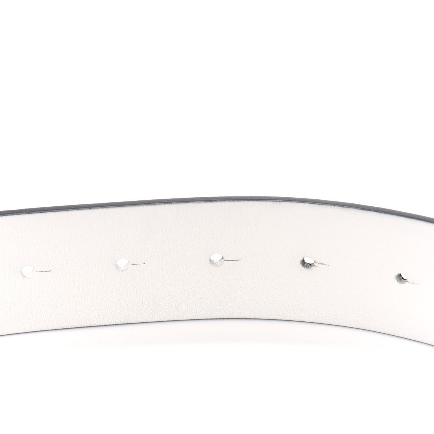 Calfskin CC Reversible Belt 85 White Black