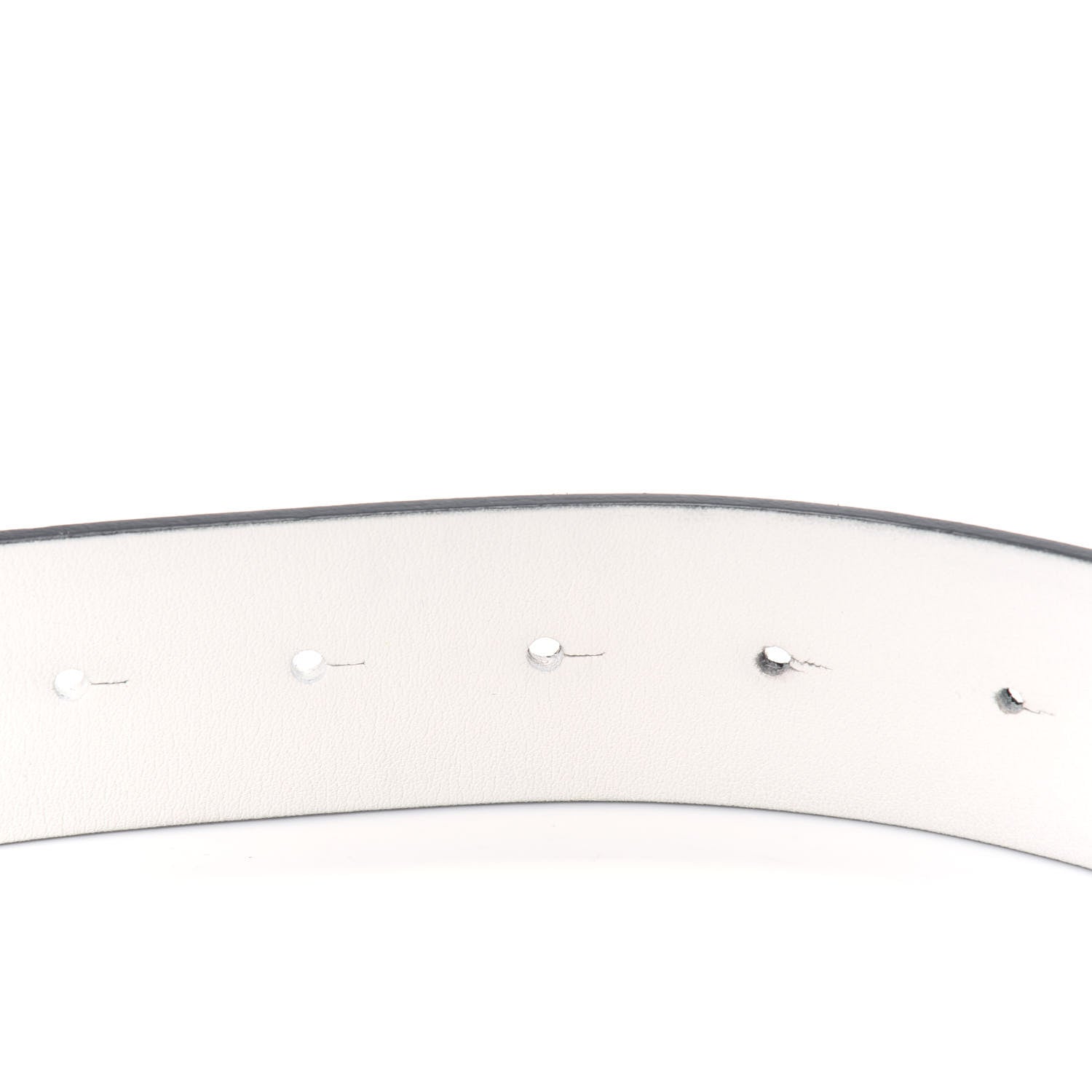 Chanel Calfskin CC Reversible Belt 85 White Black 4 of 4