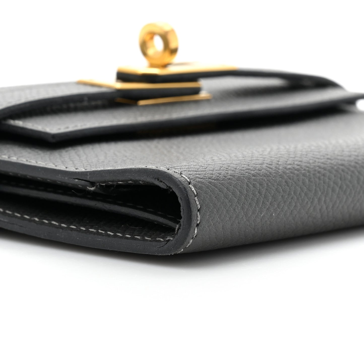 Courchevel Kelly Compact Wallet Graphite