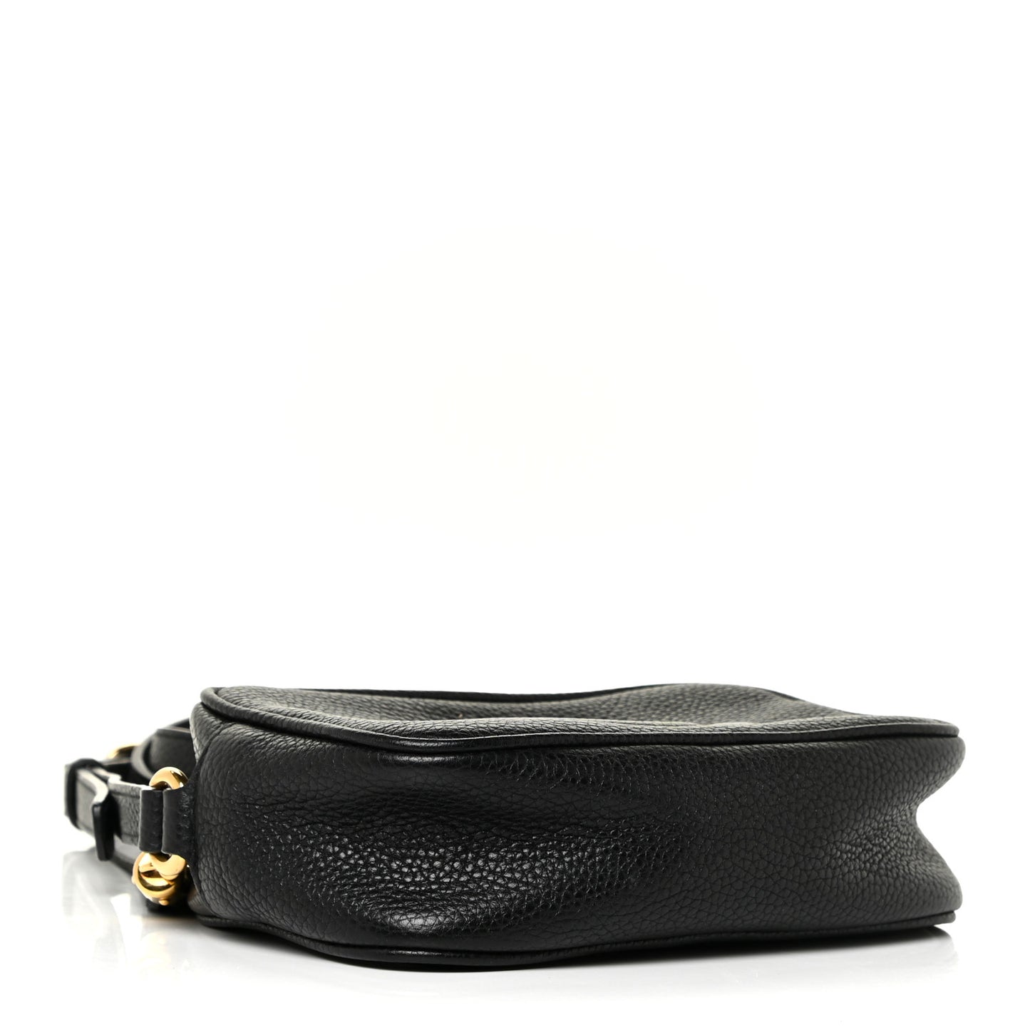 Pebbled Calfskin Mini Soho Disco Bag Black
