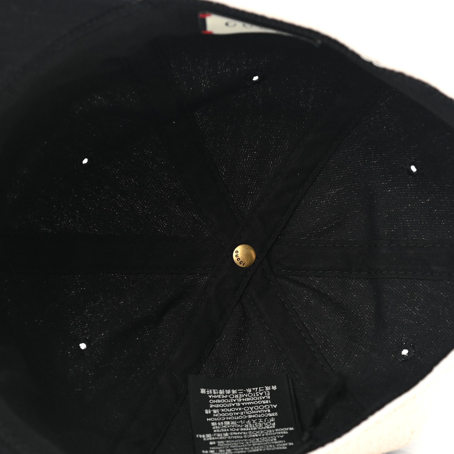 Gucci Gabardine Gucci Headband Baseball Hat M Black 8 of 9