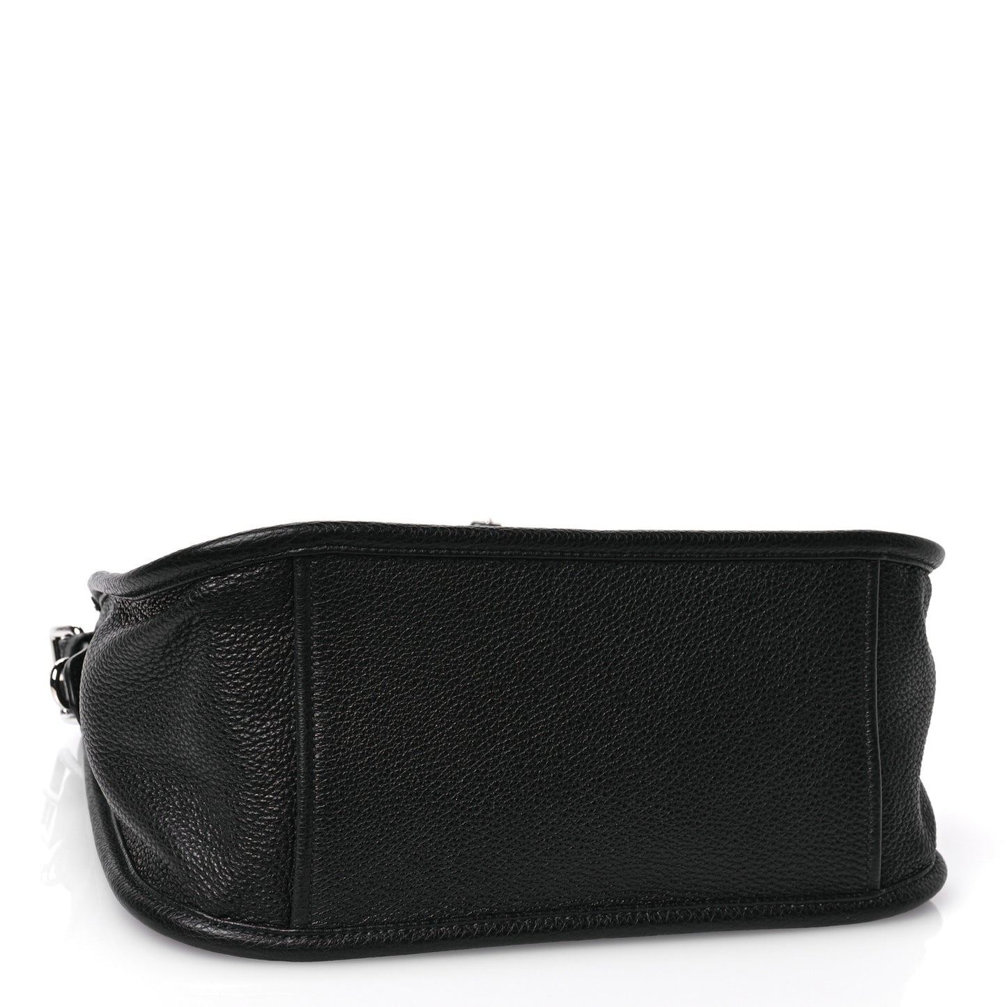 Vitello Daino Soft Hobo Messenger Bag Black