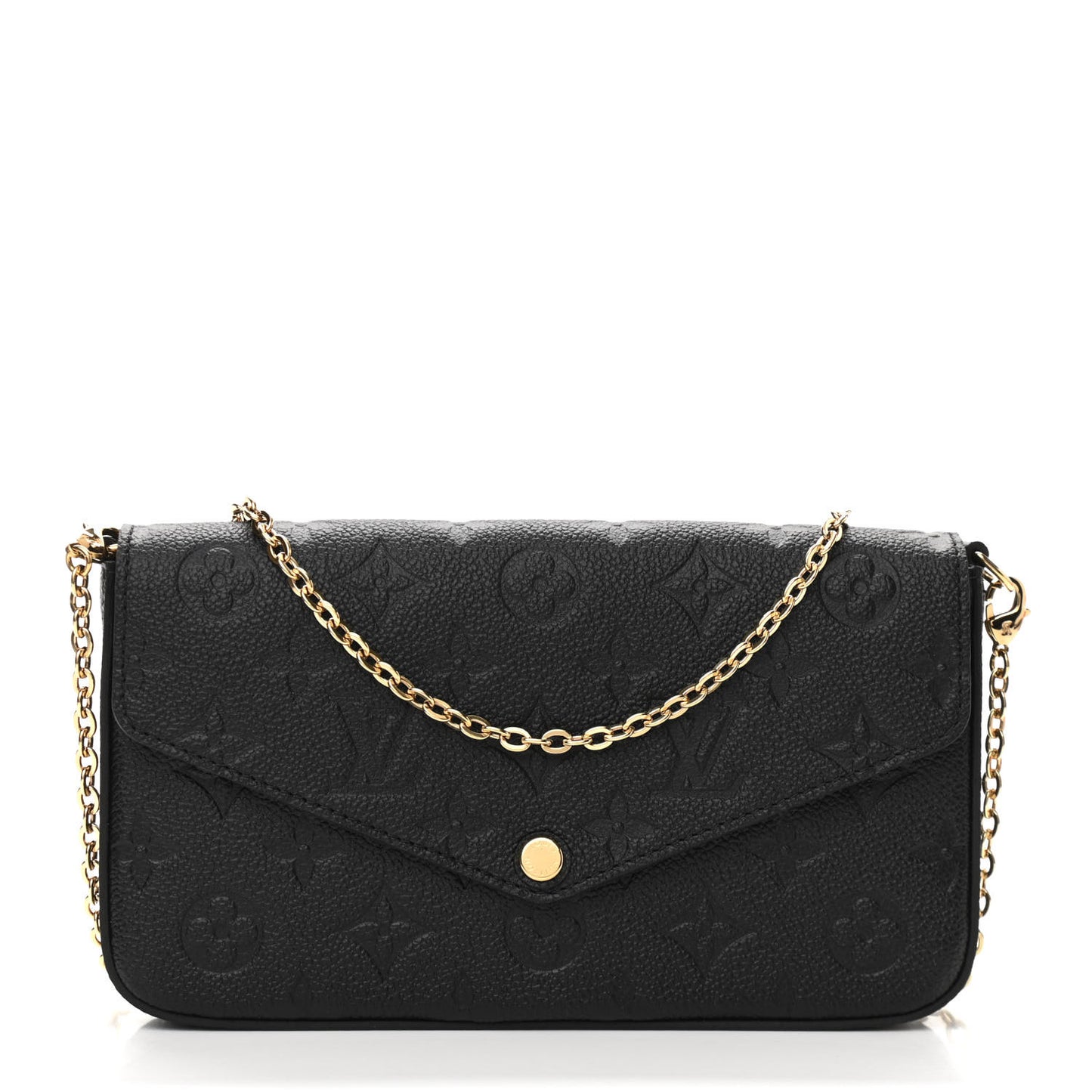Empreinte Pochette Felicie Chain Wallet Black