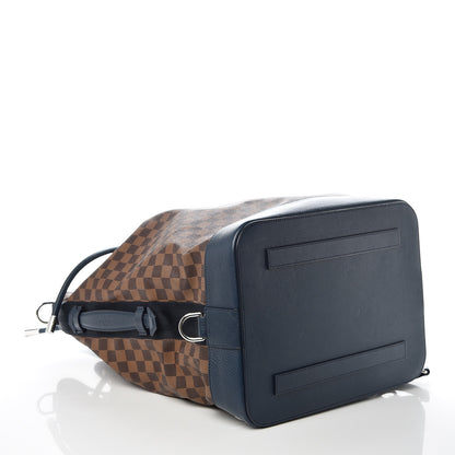 Louis Vuitton Damier Ebene Sac Marin Backpack Blue Marine 4 of 9