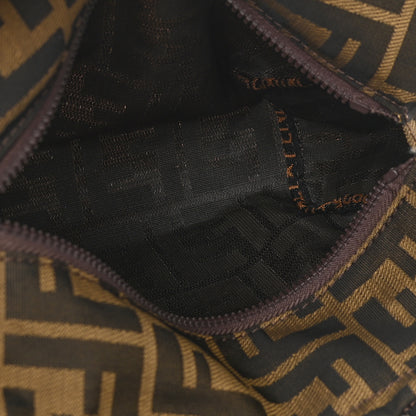 Fendi Fabric FF 1925 Mini Cosmetic Bag Tobacco 4 of 6