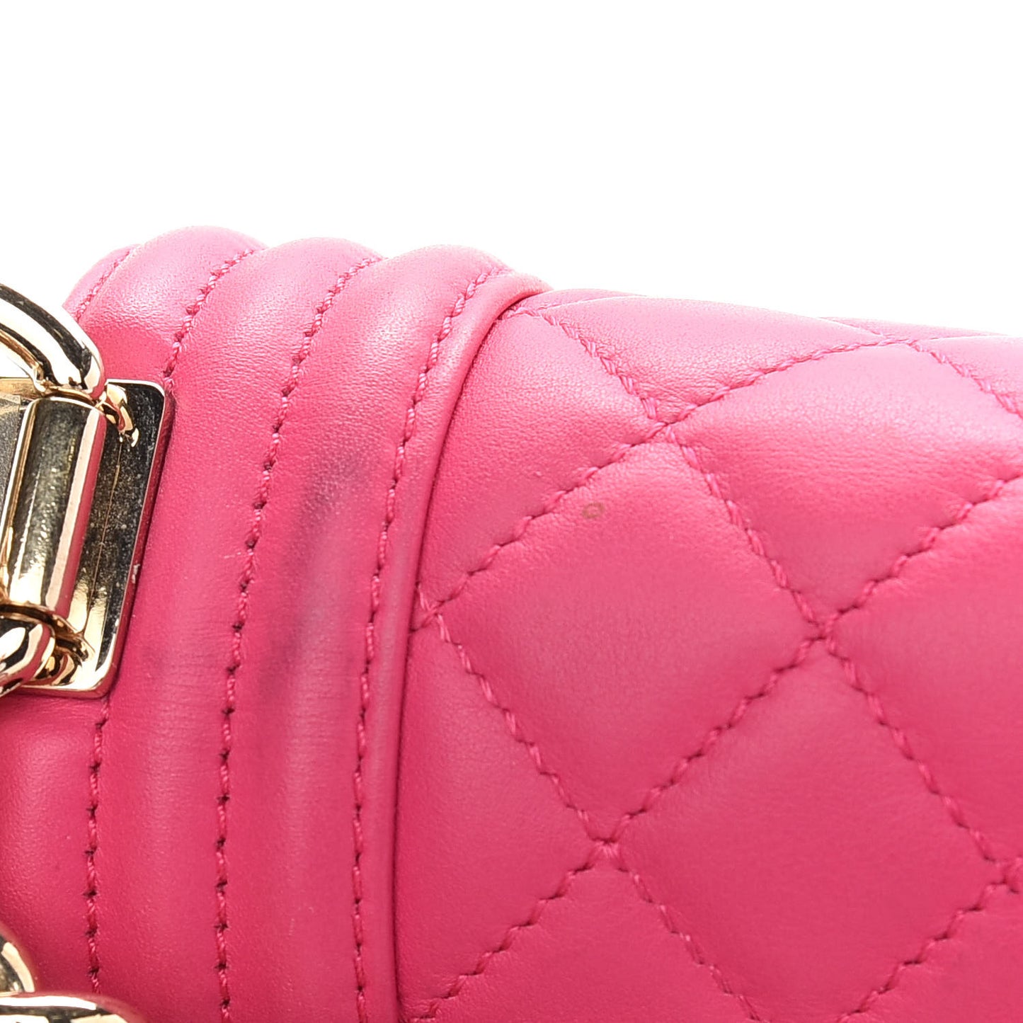 Lambskin Quilted Medium Boy Flap Pink