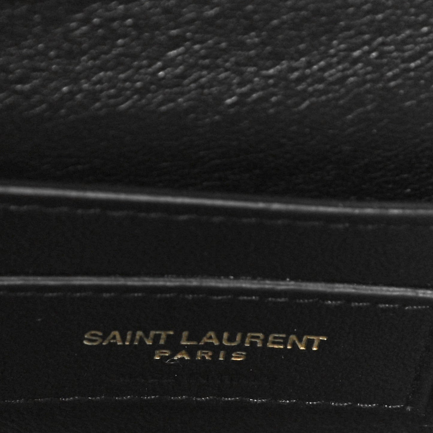 Patent Matelasse Monogram Large Vicky Chain Bag Black