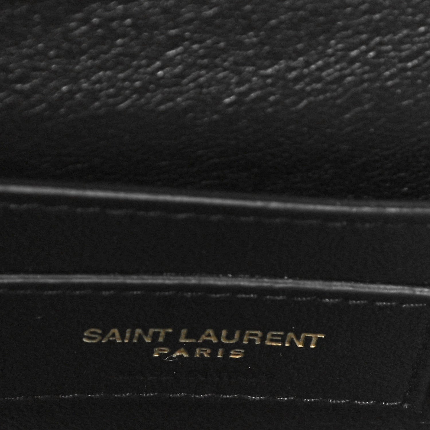 Saint Laurent Patent Matelasse Monogram Large Vicky Chain Bag Black 7 of 13